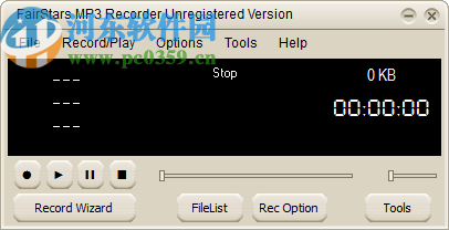FairStars MP3 Recorder(<a href=http://www.stslhw.cn/zt/17553/ target=_blank class=infotextkey>錄音軟件</a>)