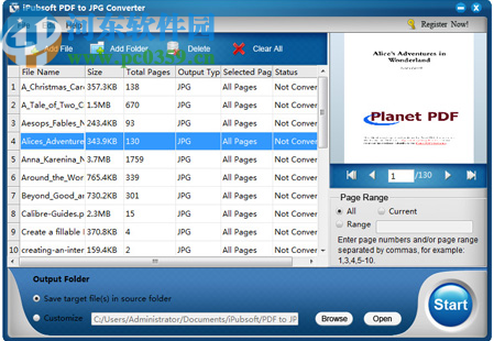 iPubsoft pdf to JPG Converter(PDF轉(zhuǎn)JPG軟件)