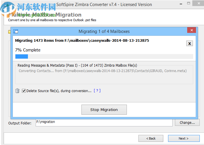 SoftSpire Zimbra Converter(Zimbra轉(zhuǎn)換器)