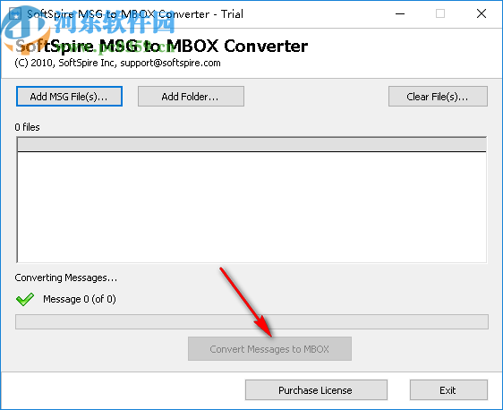 SoftSpire MSG to MBOX Converter(MSG轉(zhuǎn)MBOX工具)