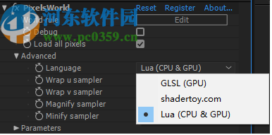 PixelsWorld(像素世界著色器代碼渲染AE插件)