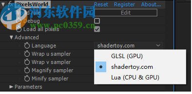 PixelsWorld(像素世界著色器代碼渲染AE插件)