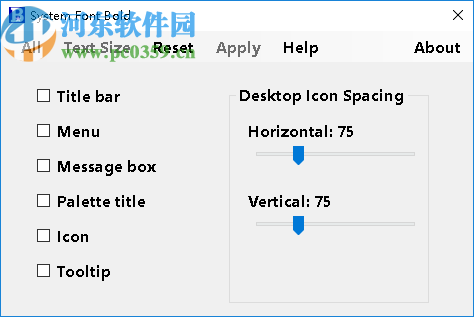 System Font Bold(系統(tǒng)字體設(shè)置軟件)