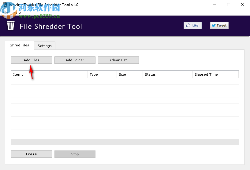 輕量級(jí)文件粉碎工具(NoVirusThanks File Shredder Tool)