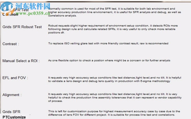 CamAnalyzer(相機圖像質(zhì)量測試軟件)