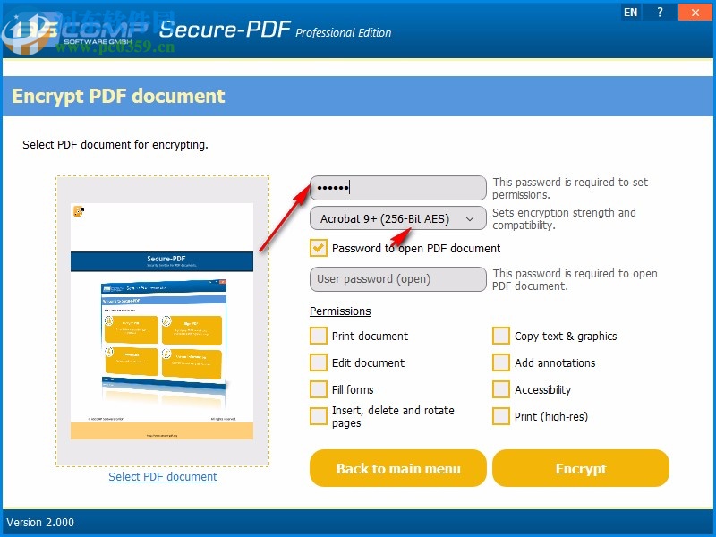 Secure-PDF Professional Edition