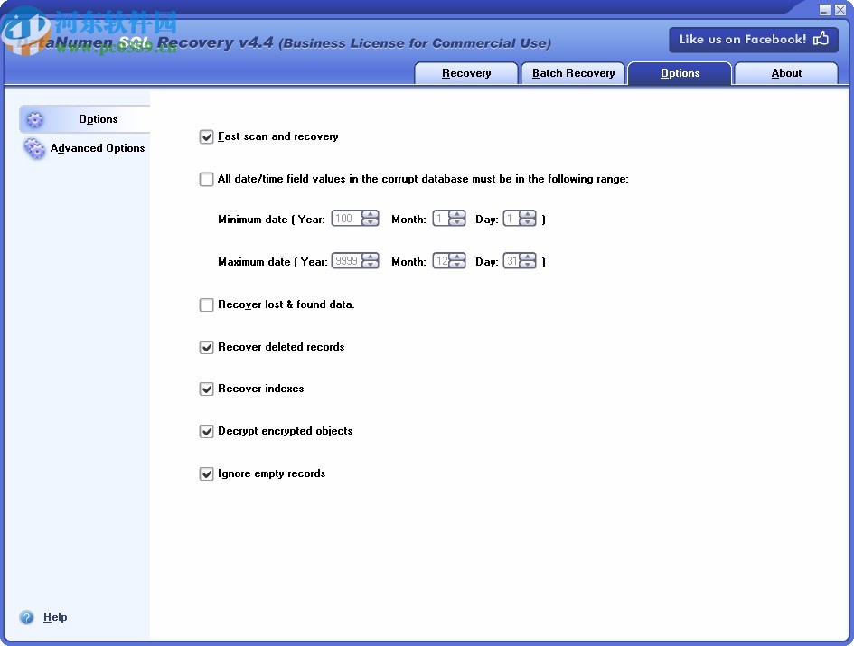 DataNumen SQL Recovery