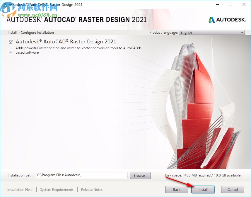 AutoCAD Raster Design 2021中文破解版64位