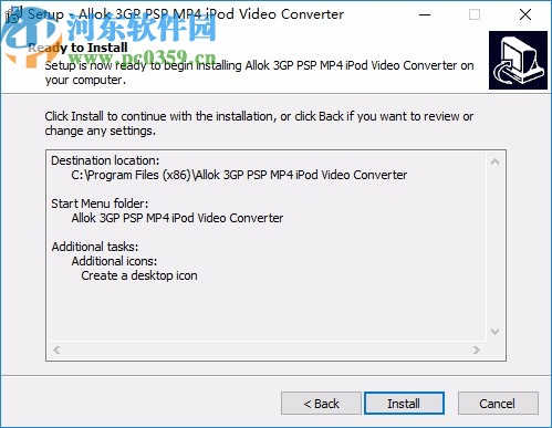 Allok 3GP PSP MP4 iPod Video Converter