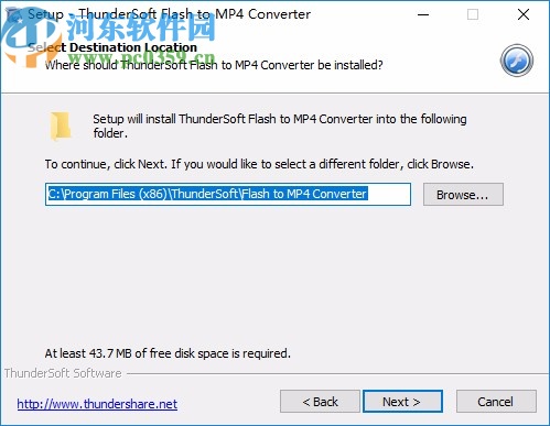 ThunderSoft Flash to MP4 Converter