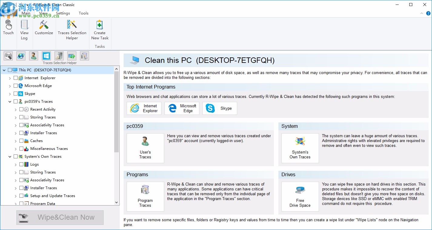 R-Wipe & Clean(<a href=http://www.stslhw.cn/zt/cipanqingli/ target=_blank class=infotextkey>磁盤清理</a>工具)