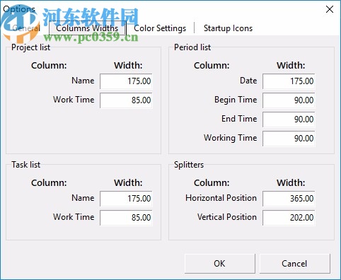 Time Billing Window