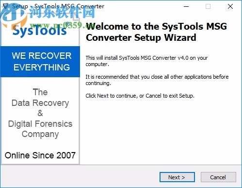 SysTools MSG to EML Converter