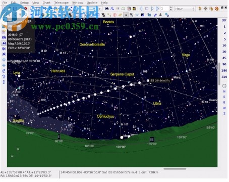 SkyChart(繪制天象圖軟件)