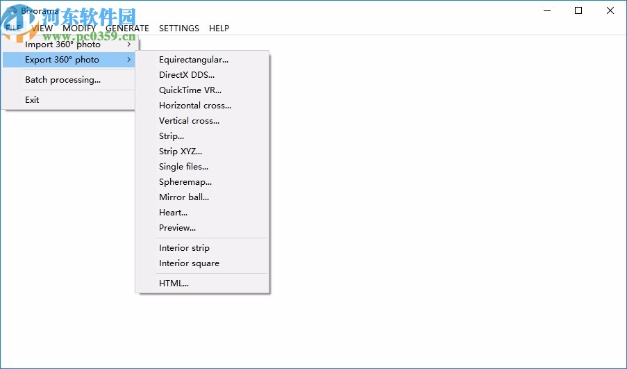 Bixorama(全景照片轉(zhuǎn)換軟件)