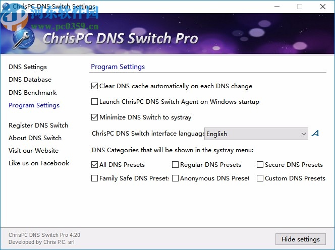 ChrisPC DNS Switch Pro破解版