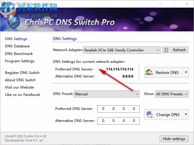 ChrisPC DNS Switch Pro破解版