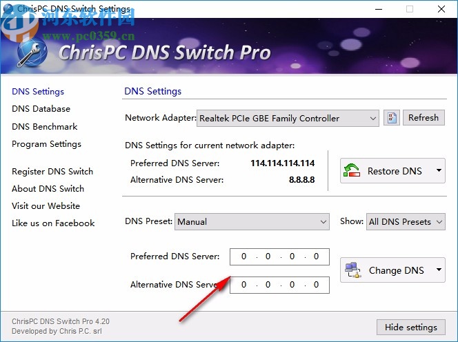 ChrisPC DNS Switch Pro破解版